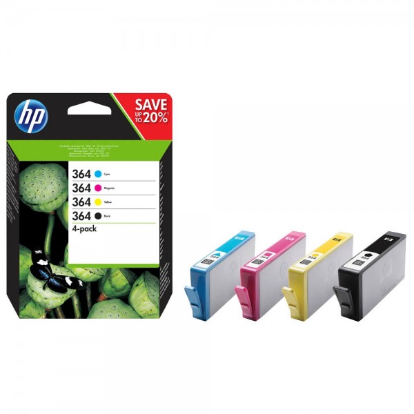 HP 364 / N9J73AE ink cartridges Multipack CMYK (4 Set)