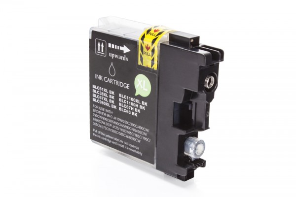 Compatible with Brother LC-1100 BK ink cartridge Black