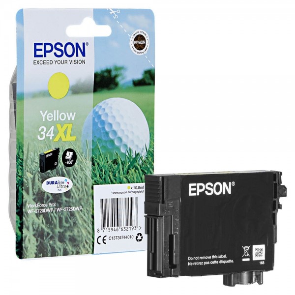 Epson 34 XL / C13T34744010 ink cartridge Yellow