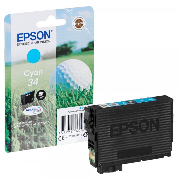 Epson 34 / C13T34624010 ink cartridge Cyan