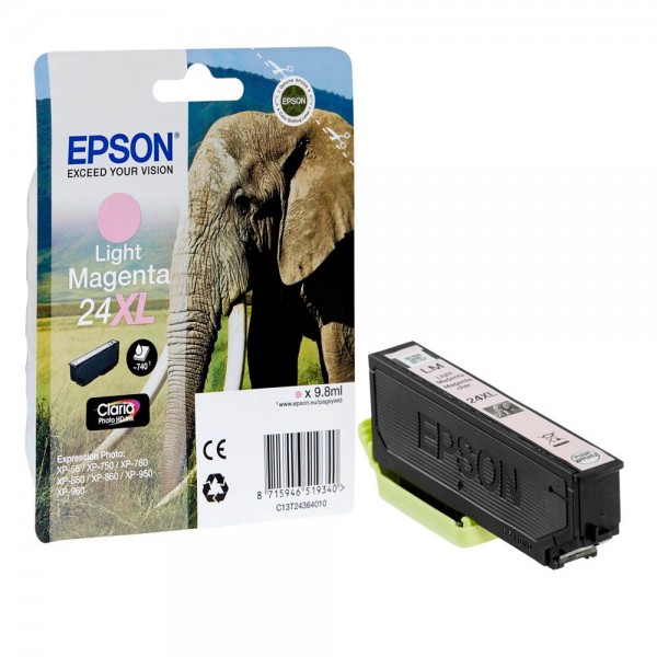 Epson 24 XL / C13T24364010 ink cartridge Light Magenta