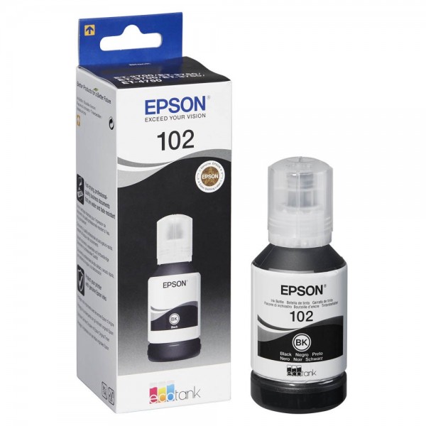 Epson 102 / C13T03R140 Nachfüll-Tinte Black 127 ml