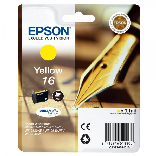Epson 16 / C13T16244010 ink cartridge Yellow