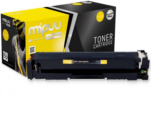 Mipuu Toner replaces Canon 045H / 1243C002 Yellow