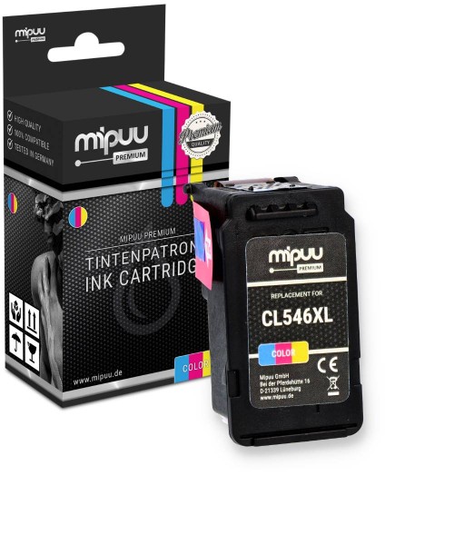 Mipuu ink cartridge replaces Canon CL-546 XL / 8288B001 Color