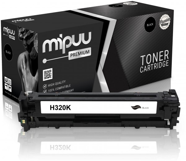 Mipuu Toner replaces HP CE320A / 128A Black