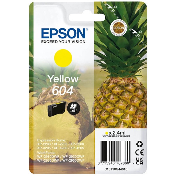 Epson 604 / C13T10G44010 Tinte Yellow