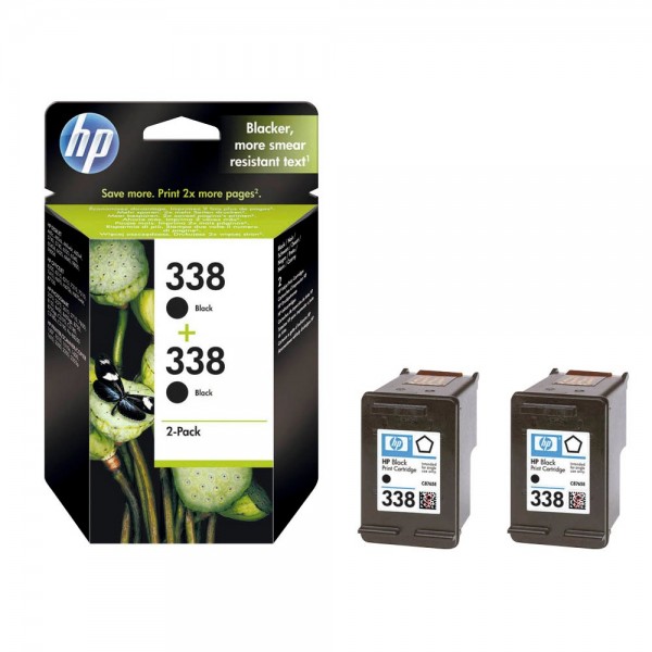 HP 338 / CB331EE Tinte Black (2er Pack)