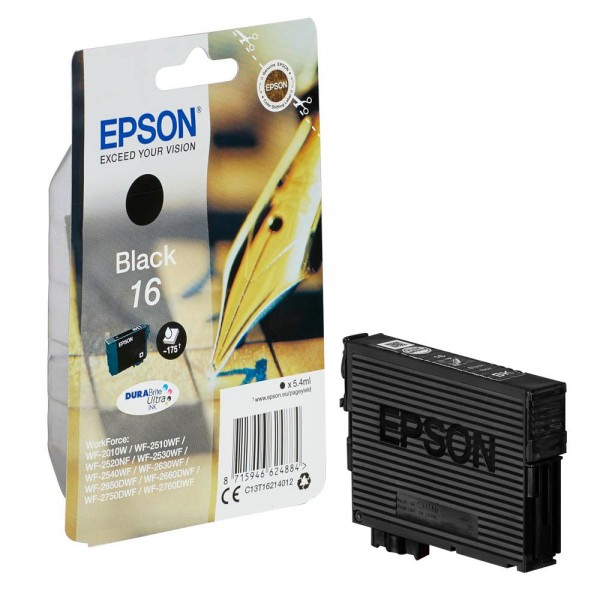 Epson 16 / C13T16214012 Tinte Black