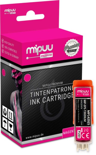 Mipuu ink cartridge replaces Epson 202 XL / C13T02H34010 Magenta