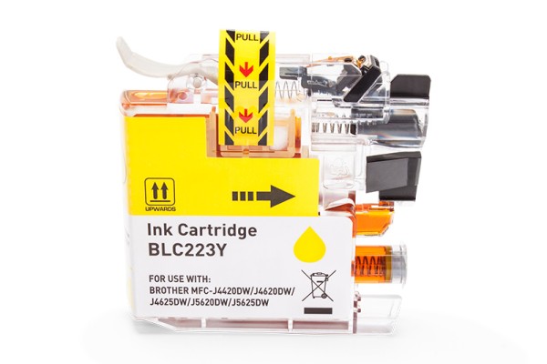 Compatible with Brother LC-223 ink cartridge Yellow (BULK)