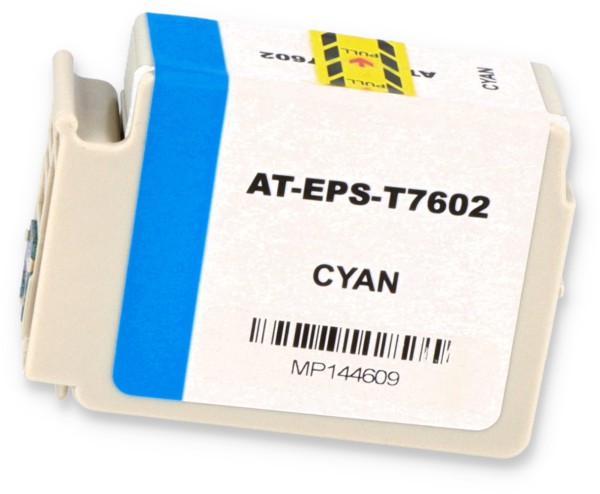Kompatibel zu Epson T7602 / C13T76024010 Tinte Cyan