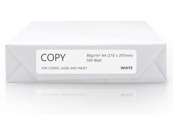 Kopierpapier DIN-A4 (80g/qm) Weiß 500 Blatt