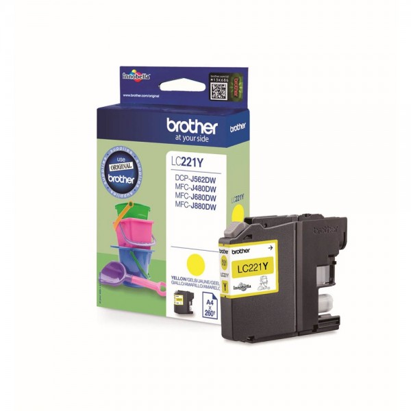Brother LC-221Y ink cartridge Yellow