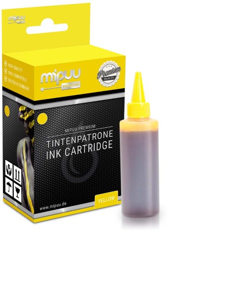 Mipuu ink cartridge replaces Epson T6644 / C13T664440 refill ink Yellow 100 ml