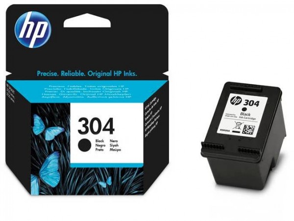 HP 304 / N9K06AE Tinte Black