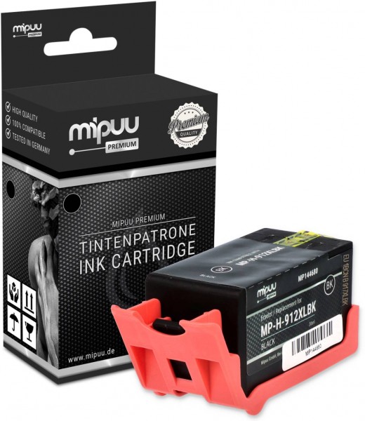 Mipuu ink cartridge replaces HP 912 XL / 3YL84AE Black