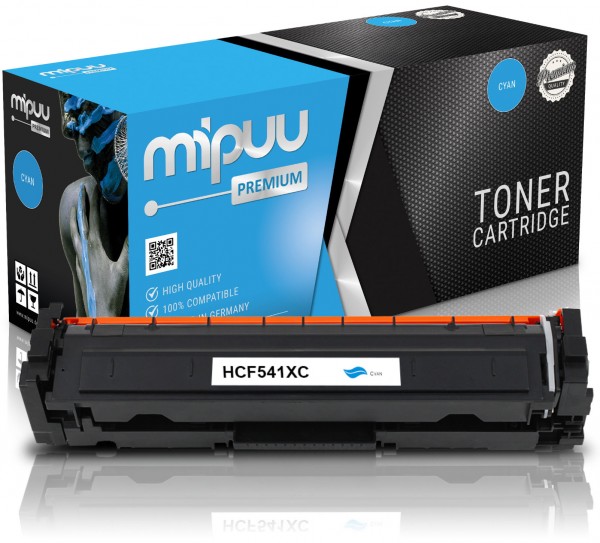 Mipuu Toner replaces HP CF541X / 203X Cyan