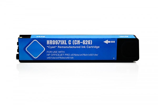 Kompatibel zu HP 971 XL / CN626AE Tinte Cyan
