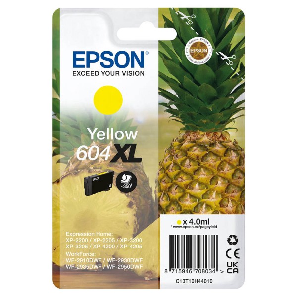 Epson 604 XL / C13T10H44010 Tinte Yellow