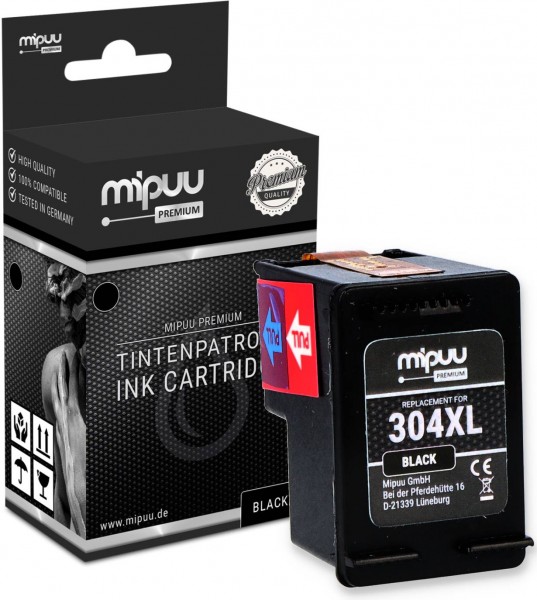 Mipuu Tinte ersetzt HP 304 XL / N9K08AE Black