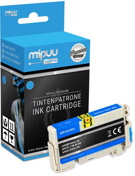Mipuu ink cartridge replaces Epson 35 XL / C13T35924010 Cyan