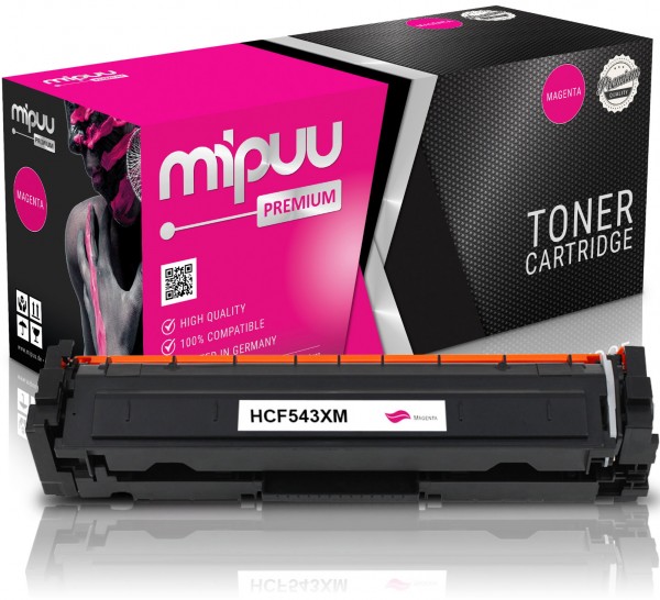 Mipuu Toner replaces HP CF543X / 203X Magenta