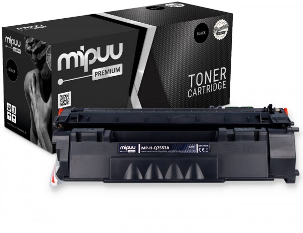 Mipuu Toner replaces HP Q7553A / 53A Black