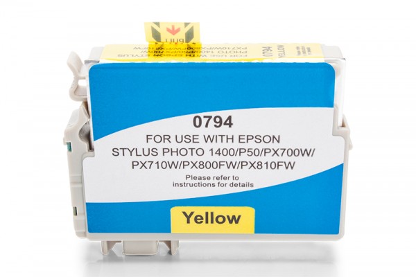 Compatible with Epson T0794 / C13T07944010 ink cartridge Yellow