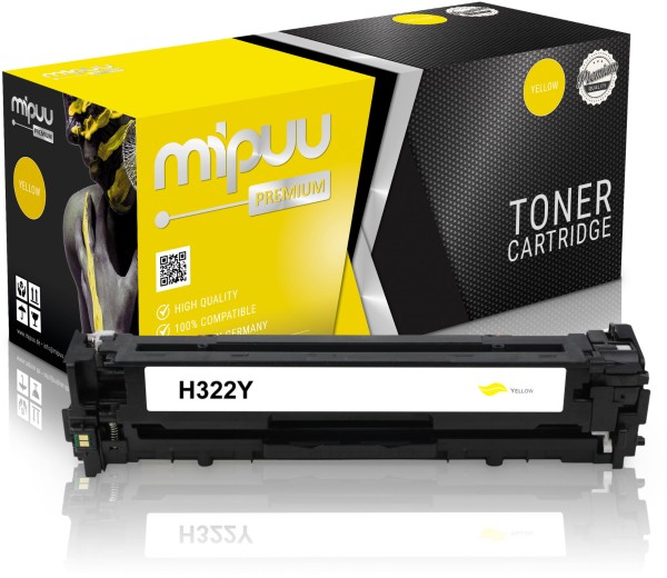 Mipuu Toner replaces HP CE322A / 128A Yellow