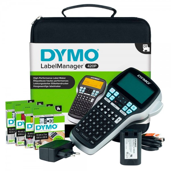 Dymo LabelManager 420P Beschriftungsgerät / Etikettendrucker Set