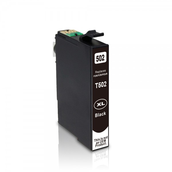 Kompatibel zu Epson 502 XL / C13T02W14010 Tinte Black (BULK)