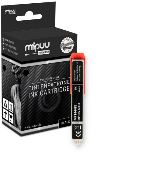 Mipuu Tinte ersetzt Epson 24 XL / C13T24314012 Black