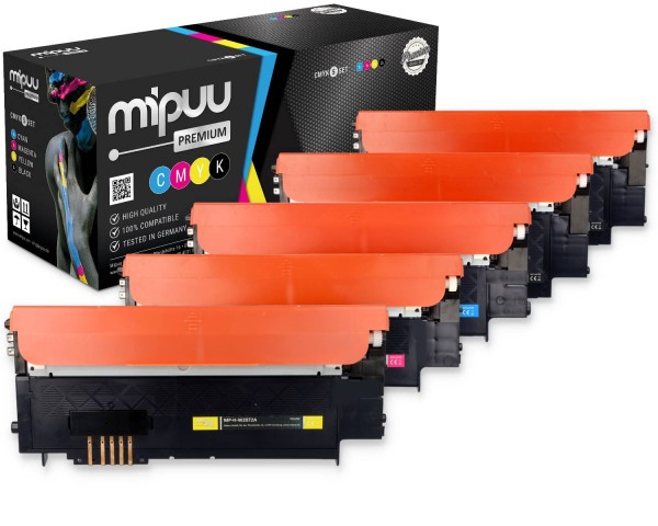 Mipuu Toner replaces HP W2070A W2071A W2072A W2073A / 117A Multipack CMYK (5 Set)