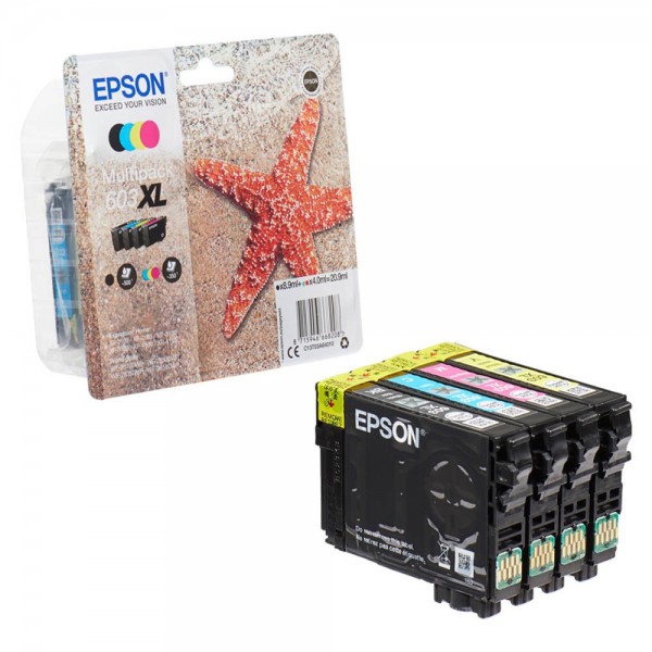 Epson 603 XL / C13T03A64010 ink cartridges Multipack CMYK (4 Set)