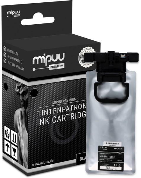 Mipuu Tinte ersetzt Epson T9651 / C13T965140 Black