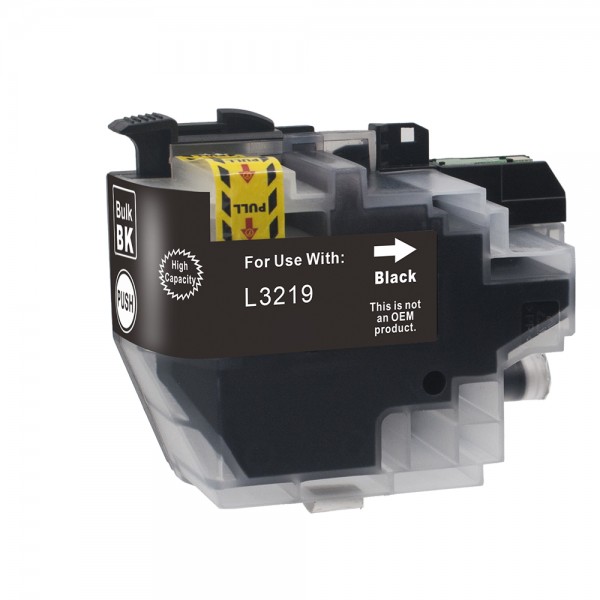 Compatible with Brother LC-3219 XL ink cartridge Black (BULK)