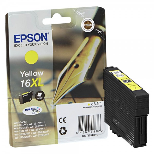 Epson 16 XL / C13T16344012 ink cartridge Yellow