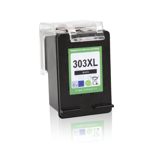 Compatible with HP 303 XL / T6N04AE Ink Printhead Black with ink level (EU)