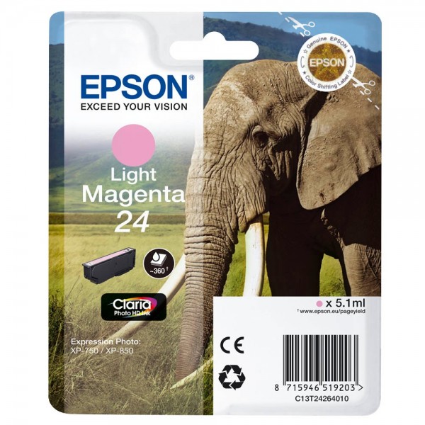 Epson 24 / C13T24264012 ink cartridge Light Magenta