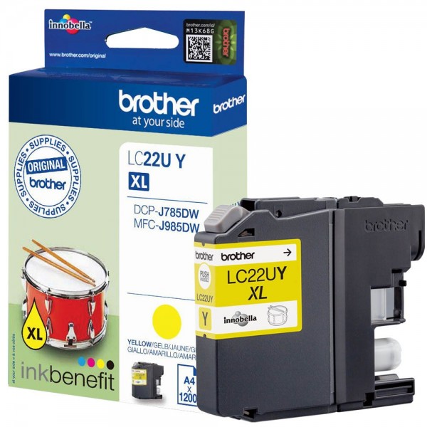 Brother LC-22UY Tinte Yellow