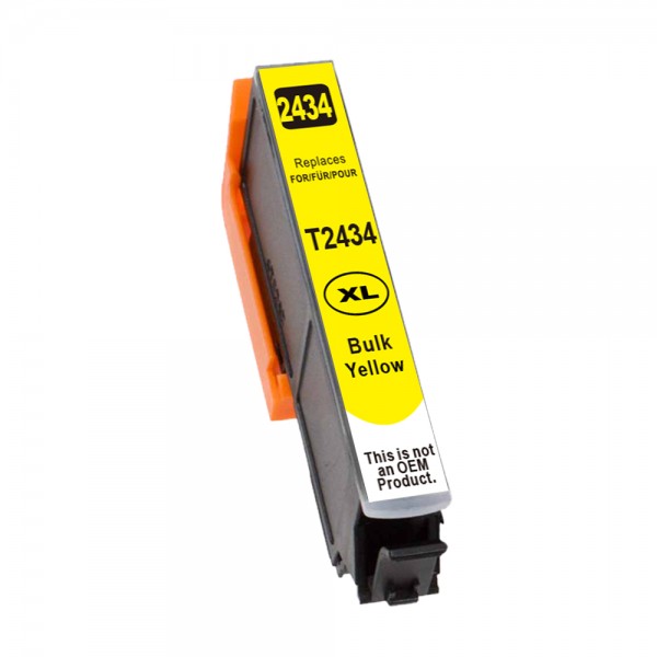 Compatible with Epson 24 XL / C13T24344012 ink cartridge Yellow (BULK)