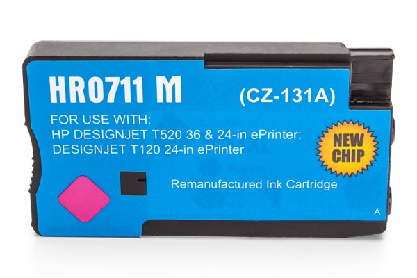 Compatible with HP 711 / CZ131A ink cartridge Magenta