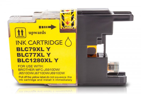 Compatible with Brother LC-1280 XL ink cartridge Yellow