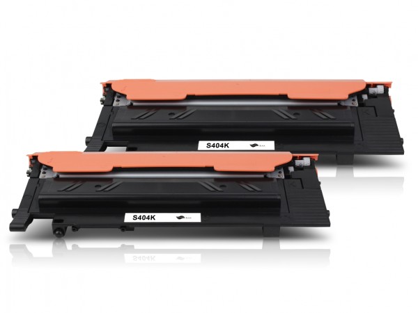 Compatible with Samsung CLT-K404S / SU100A Toner Black (2 Pack)