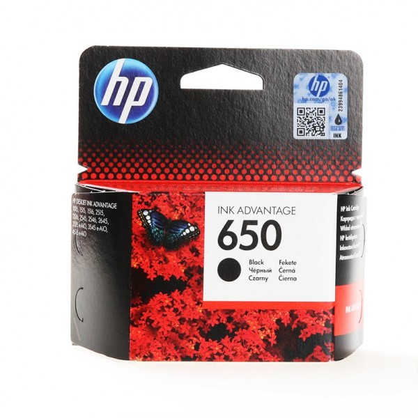 HP 650 / CZ101AE Tinte Black