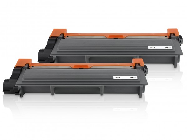 Compatible with Brother TN-2320 Toner Black (2 Pack)