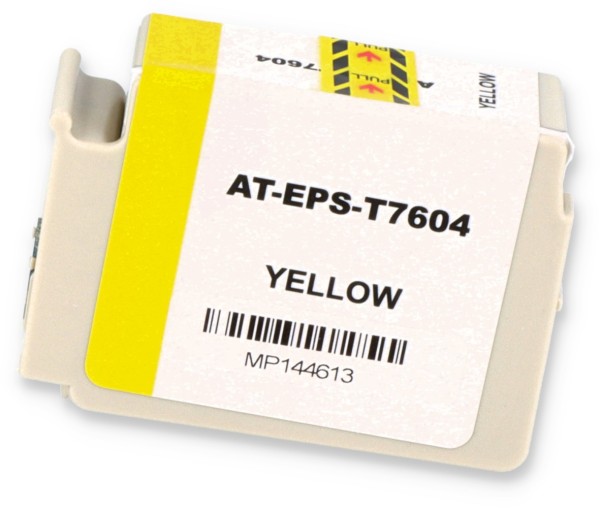 Kompatibel zu Epson T7604 / C13T76044010 Tinte Yellow
