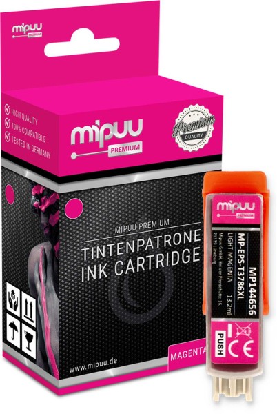 Mipuu Tinte ersetzt Epson 378 / C13T37964010 Light Magenta XL
