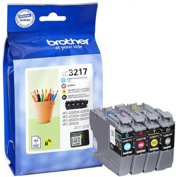 Brother LC-3217VALDR ink cartridges Multipack CMYK (4 Set)